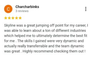 Charchabinks testimonial on the display